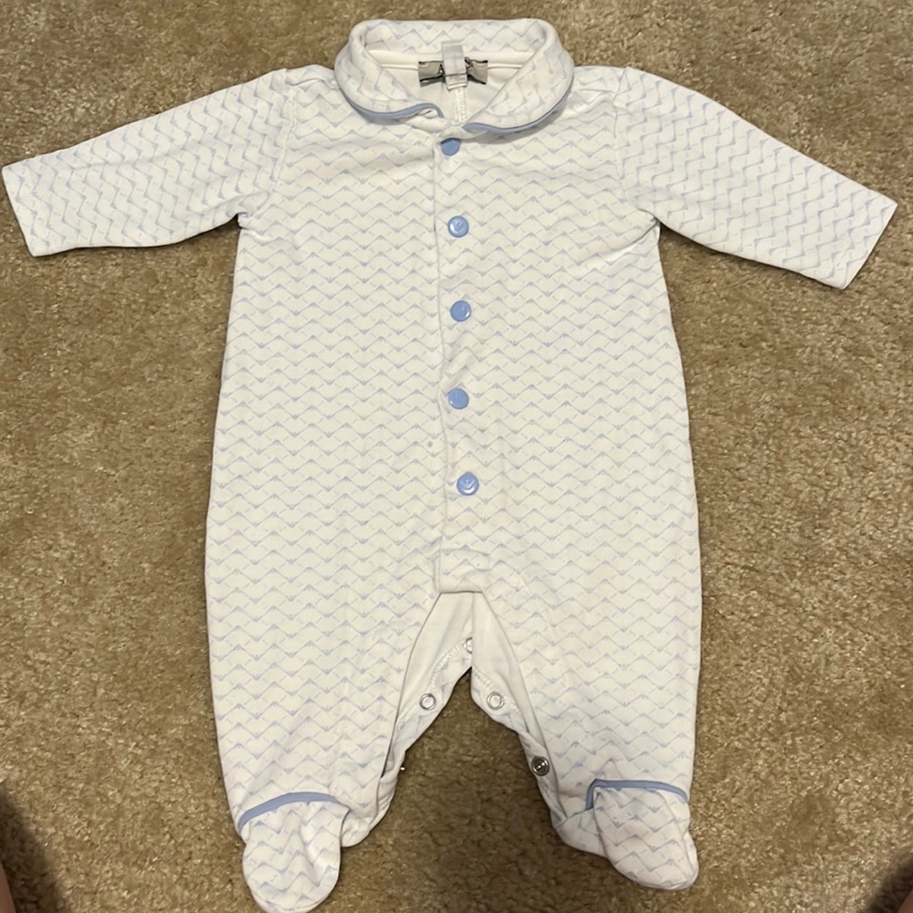 Baby boys Armani babygrow 1m